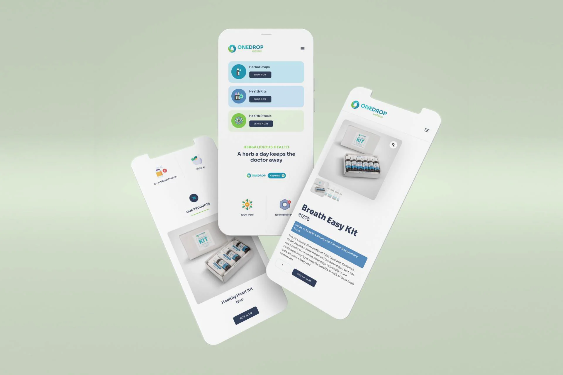 One Drop Wellness mobile store
